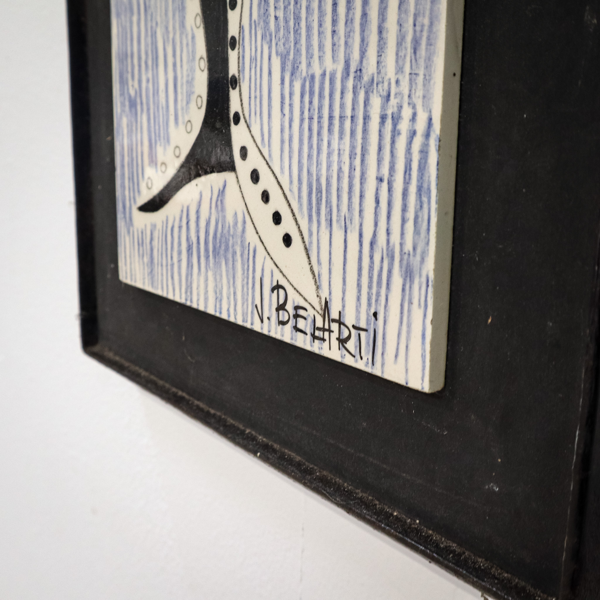 Tile Wall Art by J. Belarti of Harlequin Musician