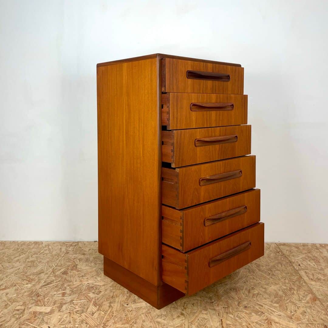 Mid Century Teak G Plan Chest Of Drawers