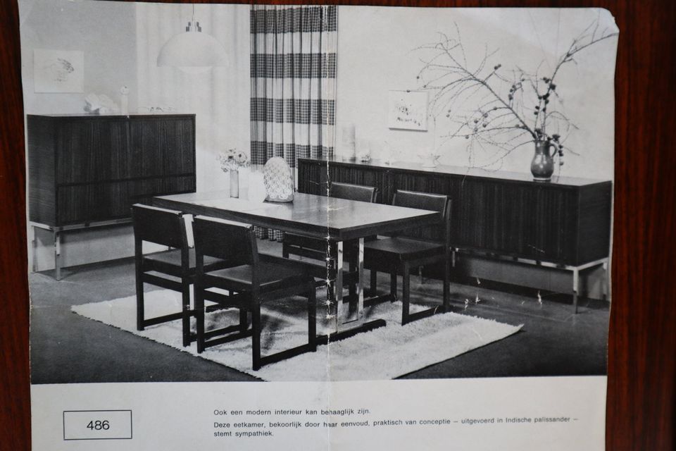 Bar cabinet in Indian Rosewood produced by 'Meubelfabriek Aurora' Belgium 1967