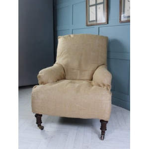Antique Victorian Armchair Maple & Co for Upholstery