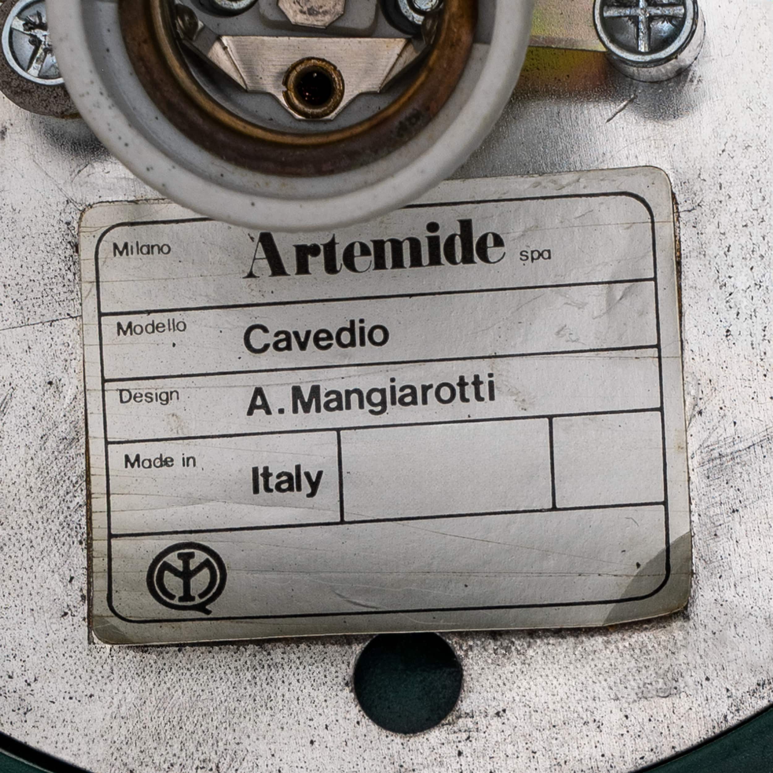 Angelo Mangiarotti for Artemide Modern Wall Lamps (five) mod. "Cavedio", 1960s