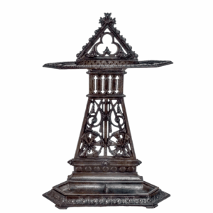 Cast Iron umbrellastick stand Christopher Dresser c1868.