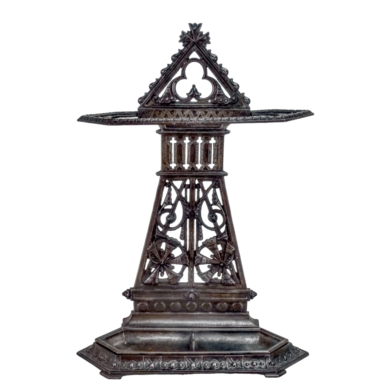 Cast Iron umbrellastick stand Christopher Dresser c1868.