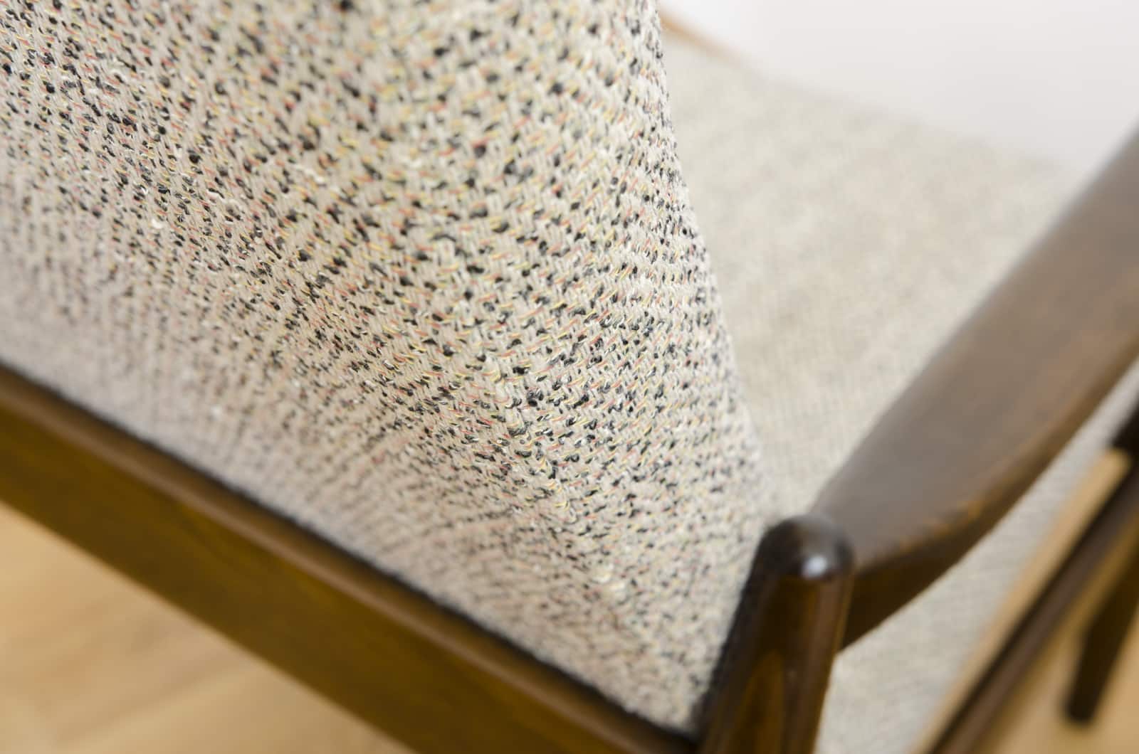 Pair Of Armchairs High Back GFM-64 And GFM-64 By Edmun Homa, Poland, 1960’S
