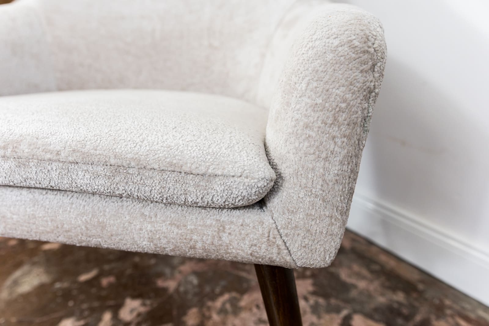 Pair Of Beige Cocktail Chair, Poland, 1970s