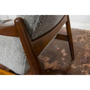 Pair Of Armchairs High Back GFM-64 and GFM-64 by Edmun Homa, Poland, 1960's