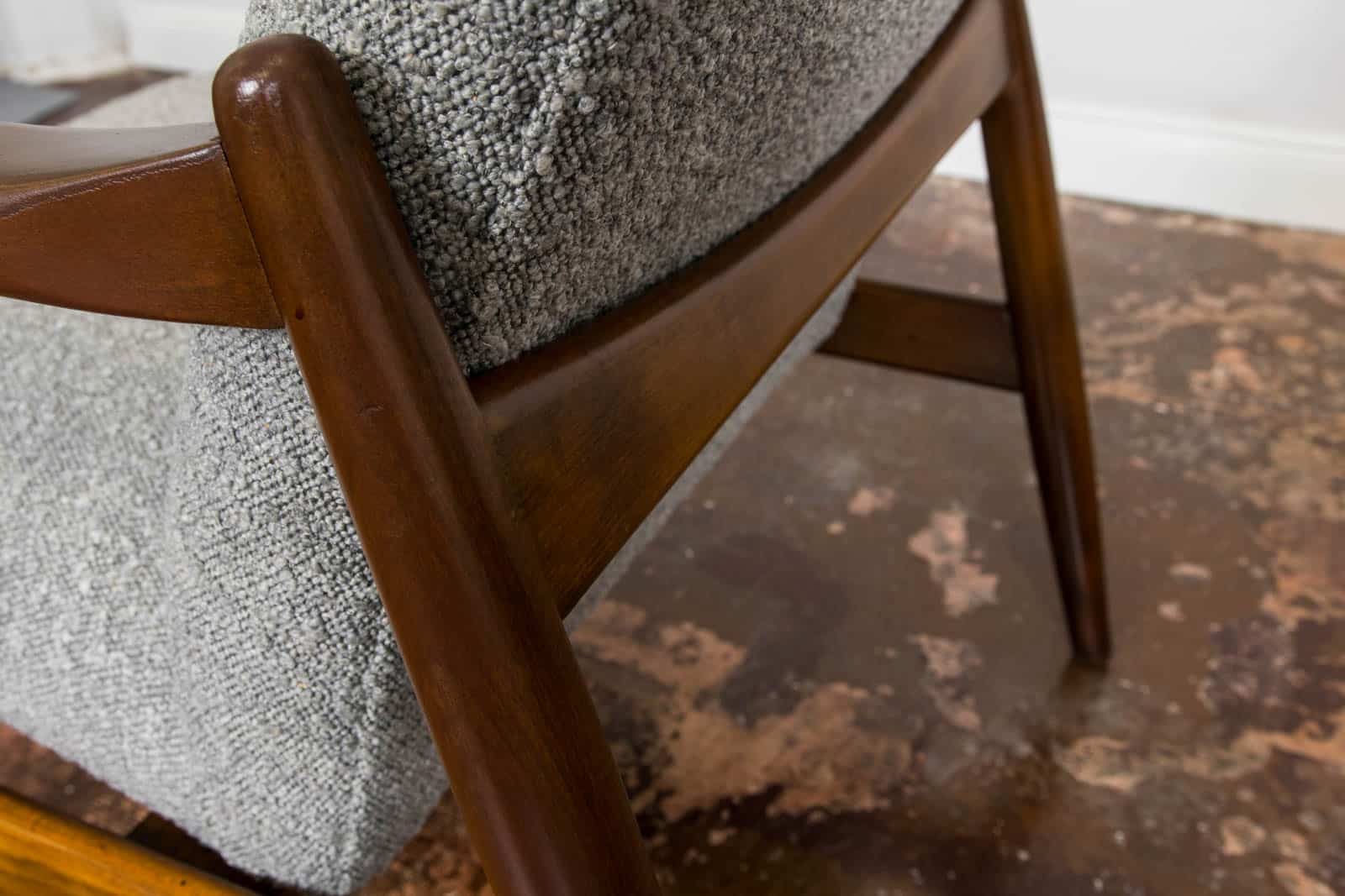 Pair Of Armchairs High Back GFM-64 and GFM-64 by Edmun Homa, Poland, 1960's