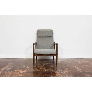 Pair Of Armchairs High Back GFM-64 and GFM-64 by Edmun Homa, Poland, 1960's