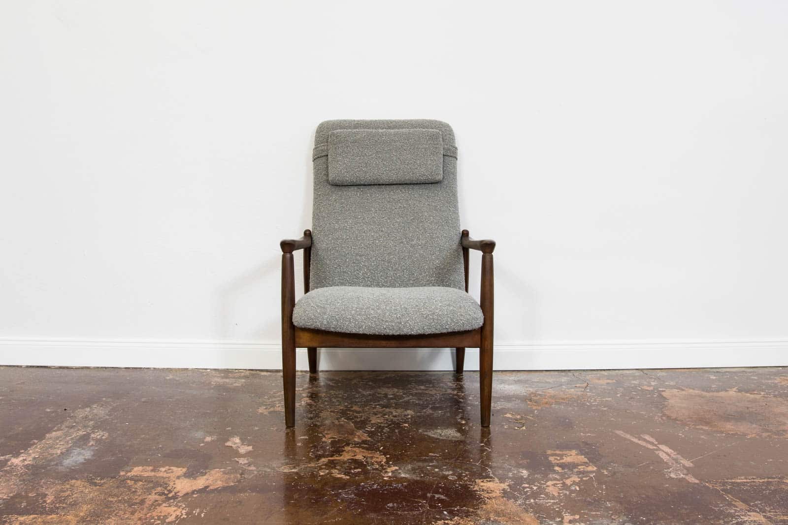 Pair Of Armchairs High Back GFM-64 and GFM-64 by Edmun Homa, Poland, 1960's