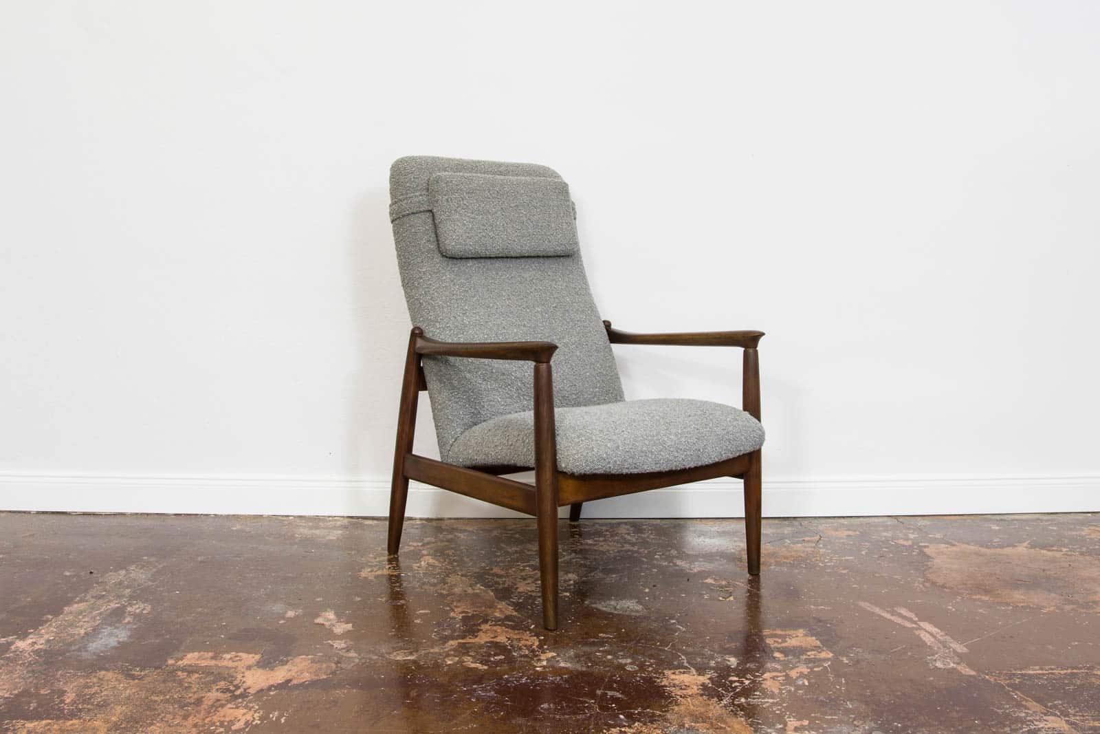 Pair Of Armchairs High Back GFM-64 and GFM-64 by Edmun Homa, Poland, 1960's
