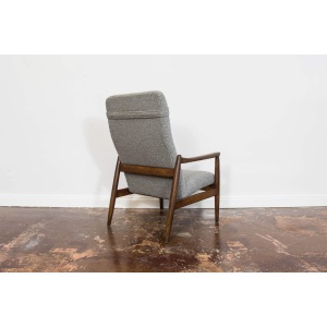 Pair Of Armchairs High Back GFM-64 and GFM-64 by Edmun Homa, Poland, 1960's
