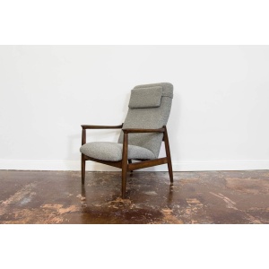 Pair Of Armchairs High Back GFM-64 and GFM-64 by Edmun Homa, Poland, 1960's