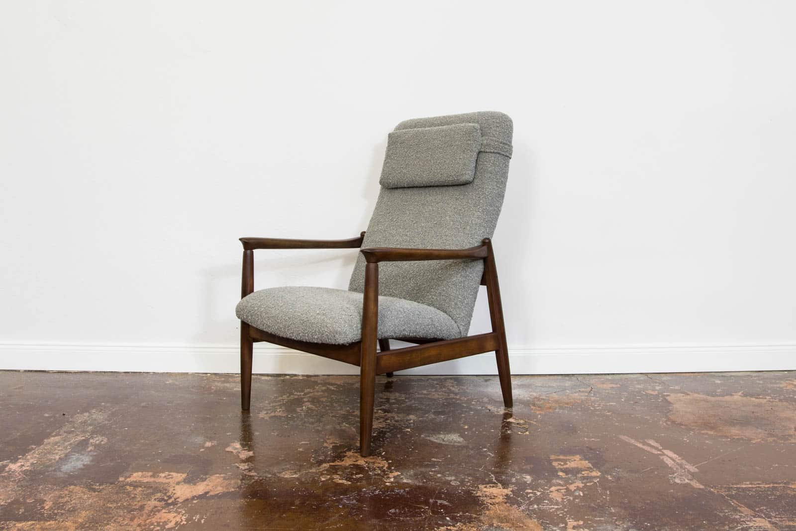 Pair Of Armchairs High Back GFM-64 and GFM-64 by Edmun Homa, Poland, 1960's