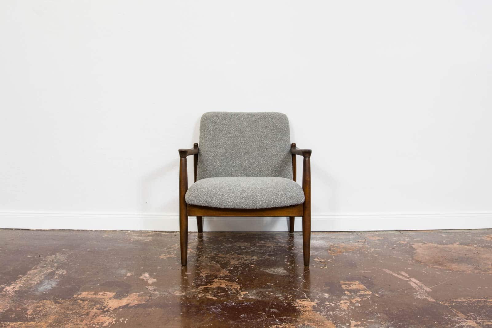 Pair Of Armchairs High Back GFM-64 and GFM-64 by Edmun Homa, Poland, 1960's
