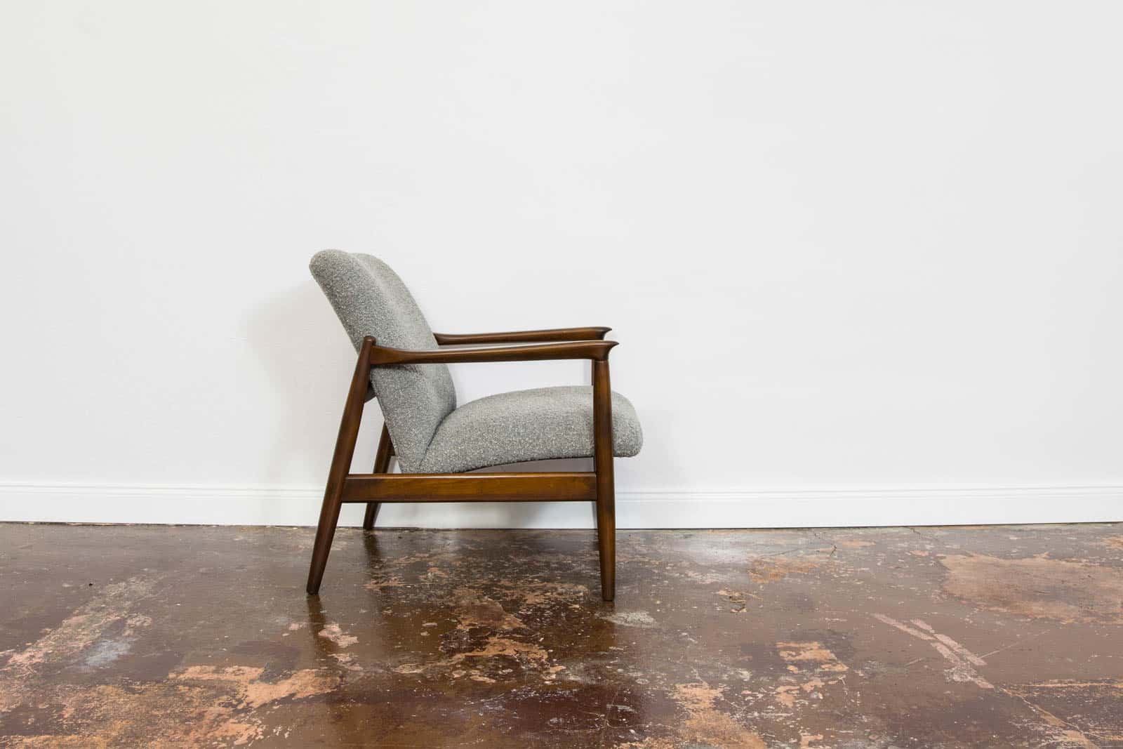 Pair Of Armchairs High Back GFM-64 and GFM-64 by Edmun Homa, Poland, 1960's