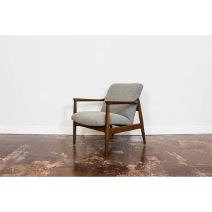Pair Of Armchairs High Back GFM-64 and GFM-64 by Edmun Homa, Poland, 1960's