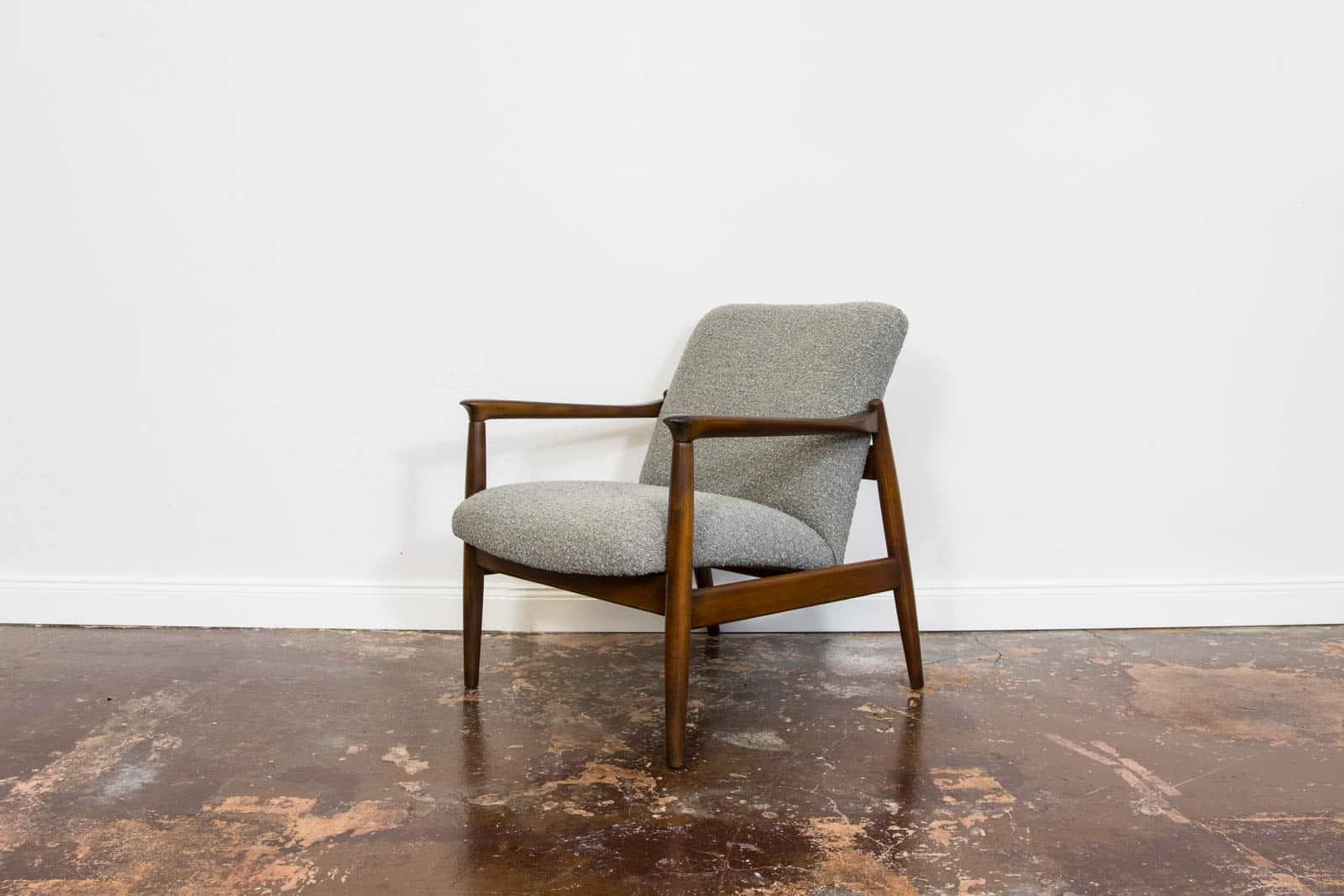 Pair Of Armchairs High Back GFM-64 and GFM-64 by Edmun Homa, Poland, 1960's