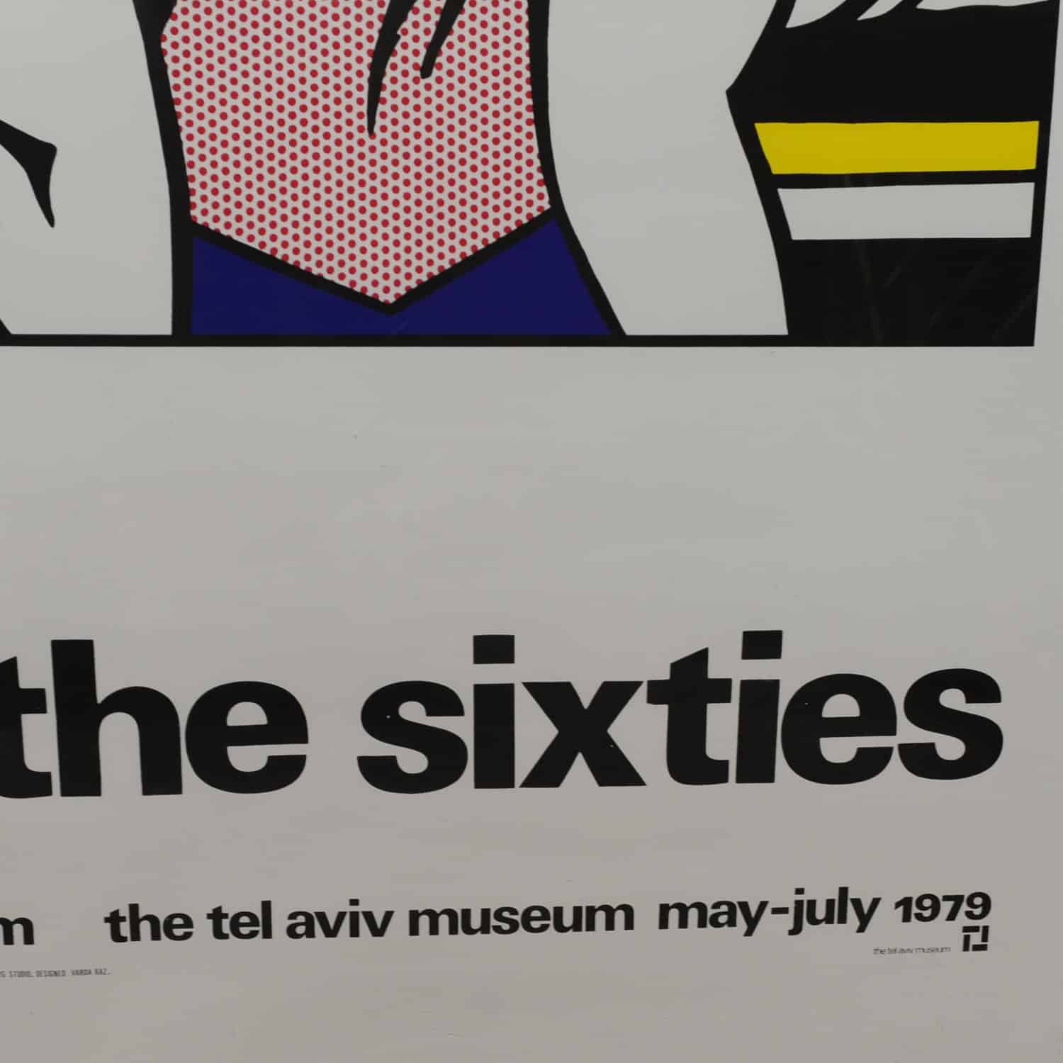 Lichtenstein 'The Art Of The 60s', Roy Lichtenstein Screen Print, 1970s