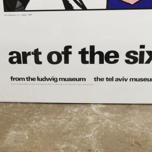 Lichtenstein 'The Art Of The 60s', Roy Lichtenstein Screen Print, 1970s