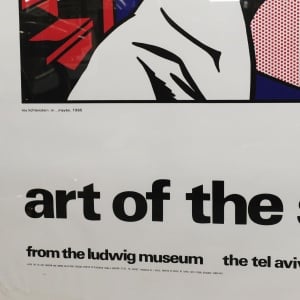 Lichtenstein 'The Art Of The 60s', Roy Lichtenstein Screen Print, 1970s