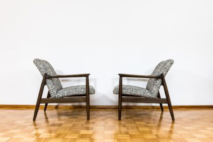 Pair Of “Gfm 64” Armchairs By Edmund Homa, Poland, 1960s - Image 4