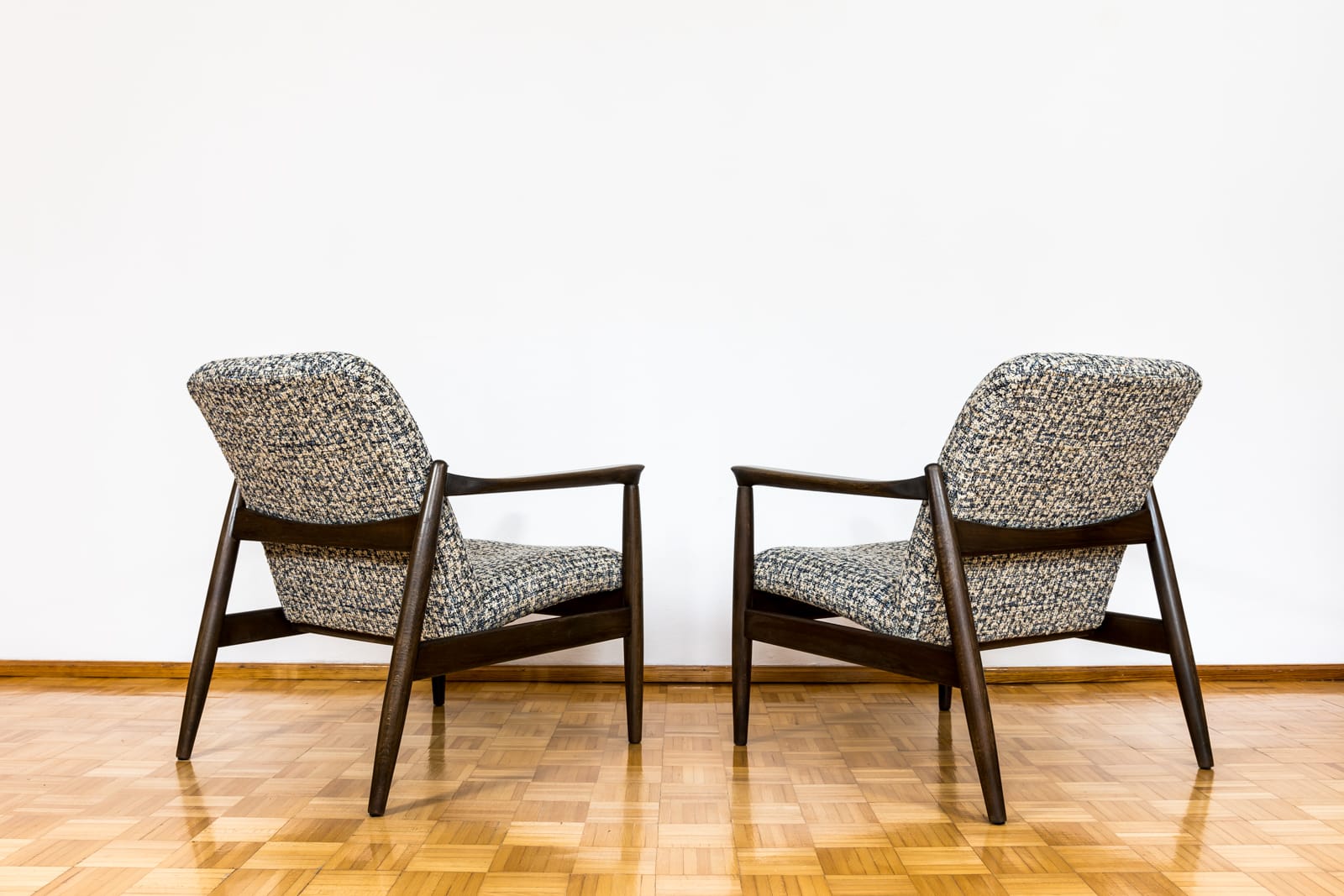 Pair Of “Gfm 64” Armchairs By Edmund Homa, Poland, 1960s