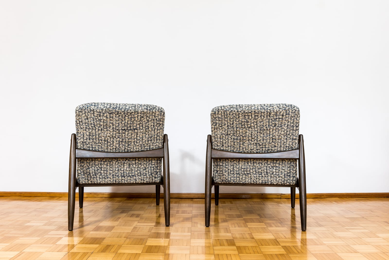 Pair Of “Gfm 64” Armchairs By Edmund Homa, Poland, 1960s