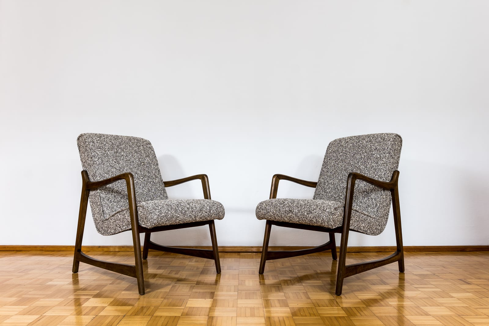 Pair Of Armchairs Designed by Barbara Fendrych Weclawska, Poland, 1960s