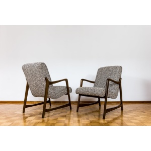 Pair Of Armchairs Designed by Barbara Fendrych Weclawska, Poland, 1960s