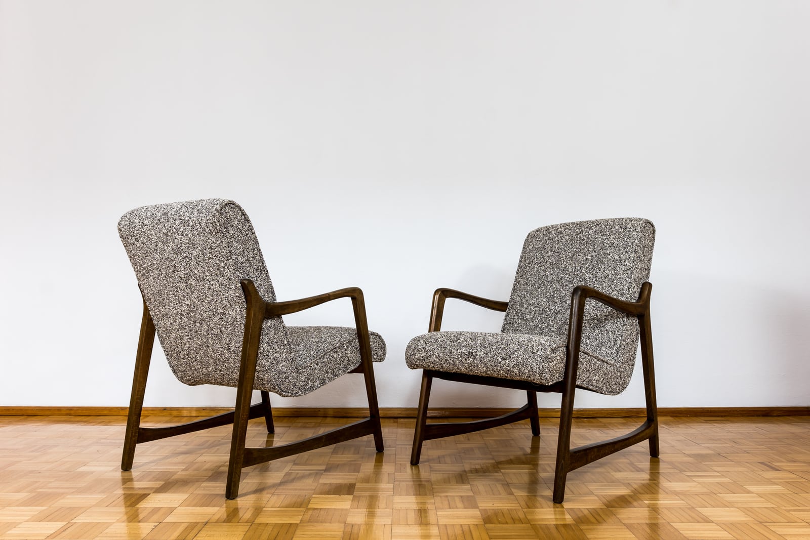 Pair Of Armchairs Designed by Barbara Fendrych Weclawska, Poland, 1960s