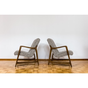 Pair Of Armchairs Designed by Barbara Fendrych Weclawska, Poland, 1960s