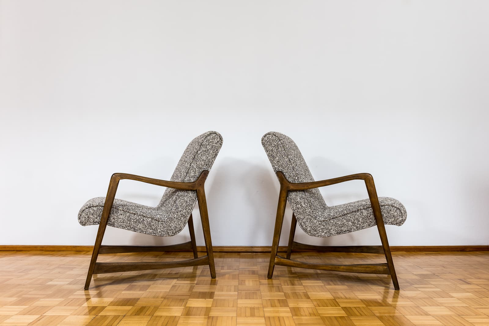 Pair Of Armchairs Designed by Barbara Fendrych Weclawska, Poland, 1960s