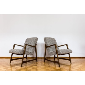 Pair Of Armchairs Designed by Barbara Fendrych Weclawska, Poland, 1960s