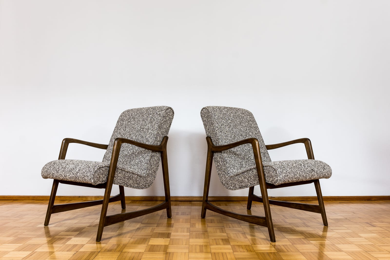 Pair Of Armchairs Designed by Barbara Fendrych Weclawska, Poland, 1960s