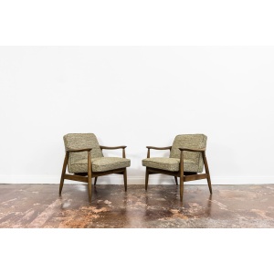 Pair Of “Gfm 87” Armchairs By Juliusz Kędziorek For GFM, Poland, 1960s
