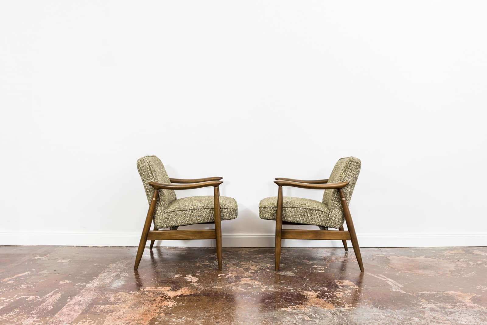 Pair Of “Gfm 87” Armchairs By Juliusz Kędziorek For GFM, Poland, 1960s