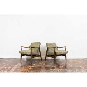 Pair Of “Gfm 87” Armchairs By Juliusz Kędziorek For GFM, Poland, 1960s