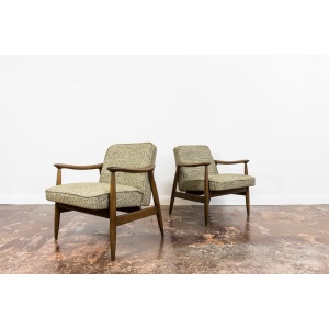 Pair Of “Gfm 87” Armchairs By Juliusz Kędziorek For GFM, Poland, 1960s