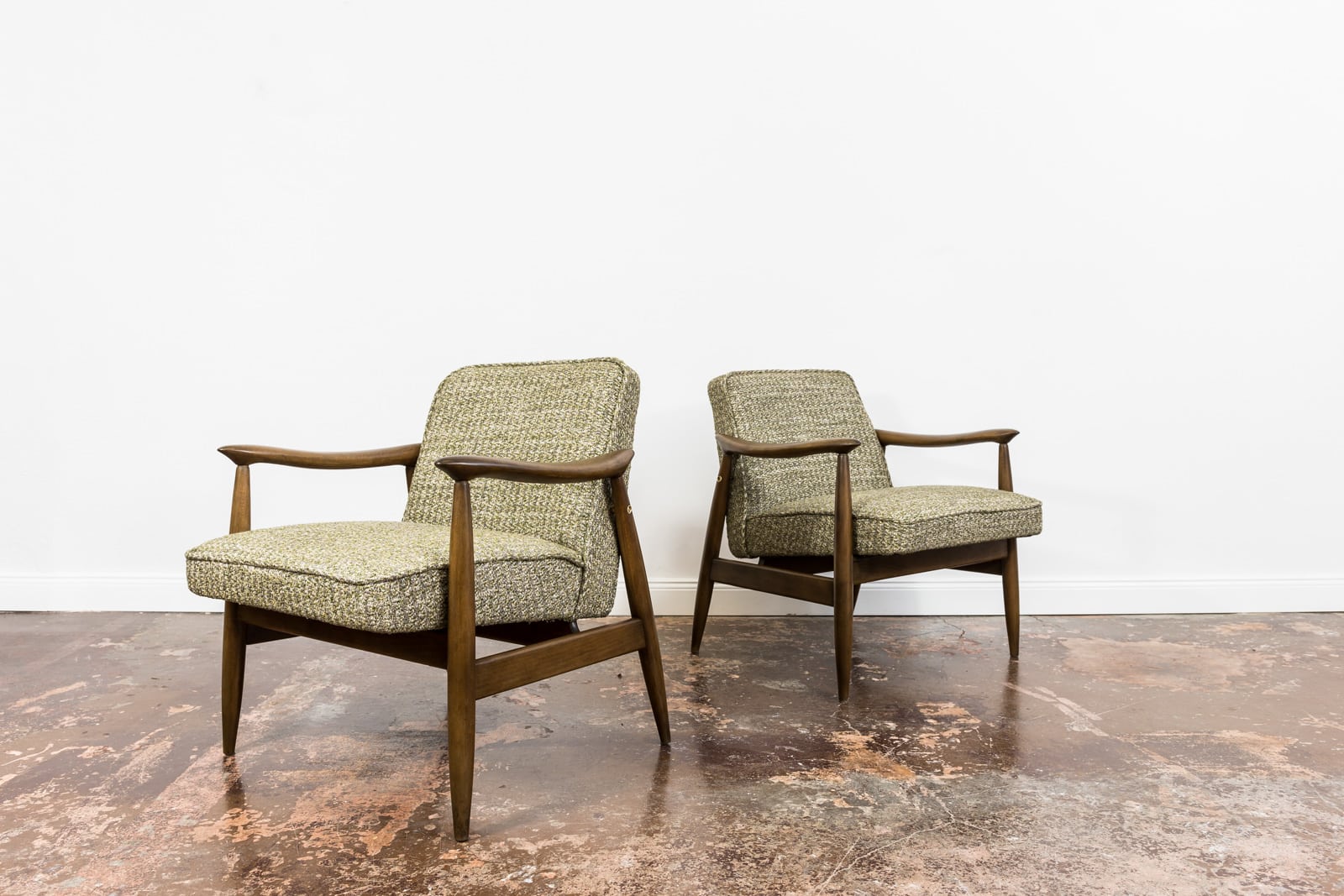 Pair Of “Gfm 87” Armchairs By Juliusz Kędziorek For GFM, Poland, 1960s