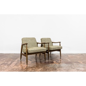 Pair Of “Gfm 87” Armchairs By Juliusz Kędziorek For GFM, Poland, 1960s