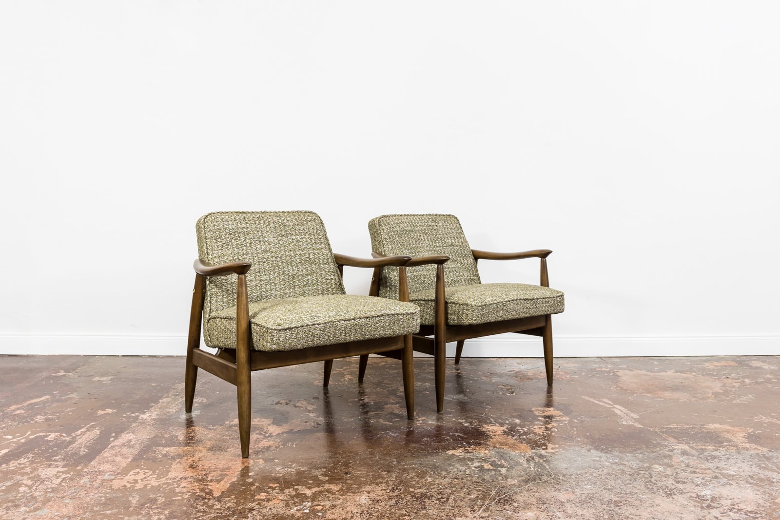 Pair Of “Gfm 87” Armchairs By Juliusz Kędziorek For GFM, Poland, 1960s