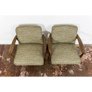 Pair Of “Gfm 87” Armchairs By Juliusz Kędziorek For GFM, Poland, 1960s