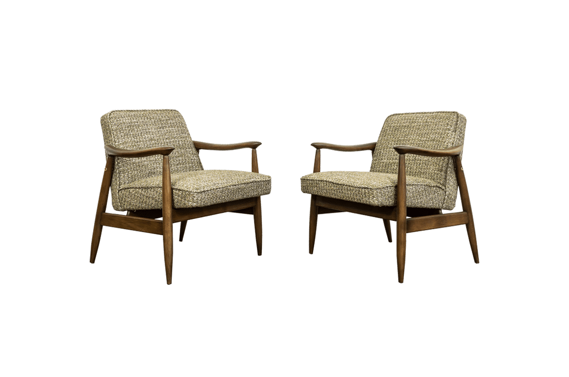 Pair Of “Gfm 87” Armchairs By Juliusz Kędziorek For GFM, Poland, 1960s
