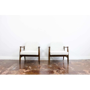 Pair Of “Gfm 87” Armchairs By Juliusz Kędziorek For GFM, Poland, 1960s