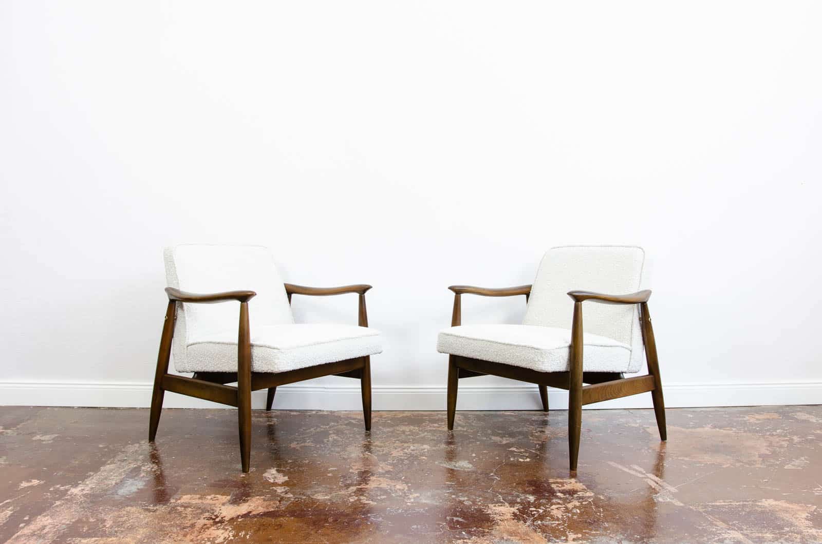 Pair Of “Gfm 87” Armchairs By Juliusz Kędziorek For GFM, Poland, 1960s