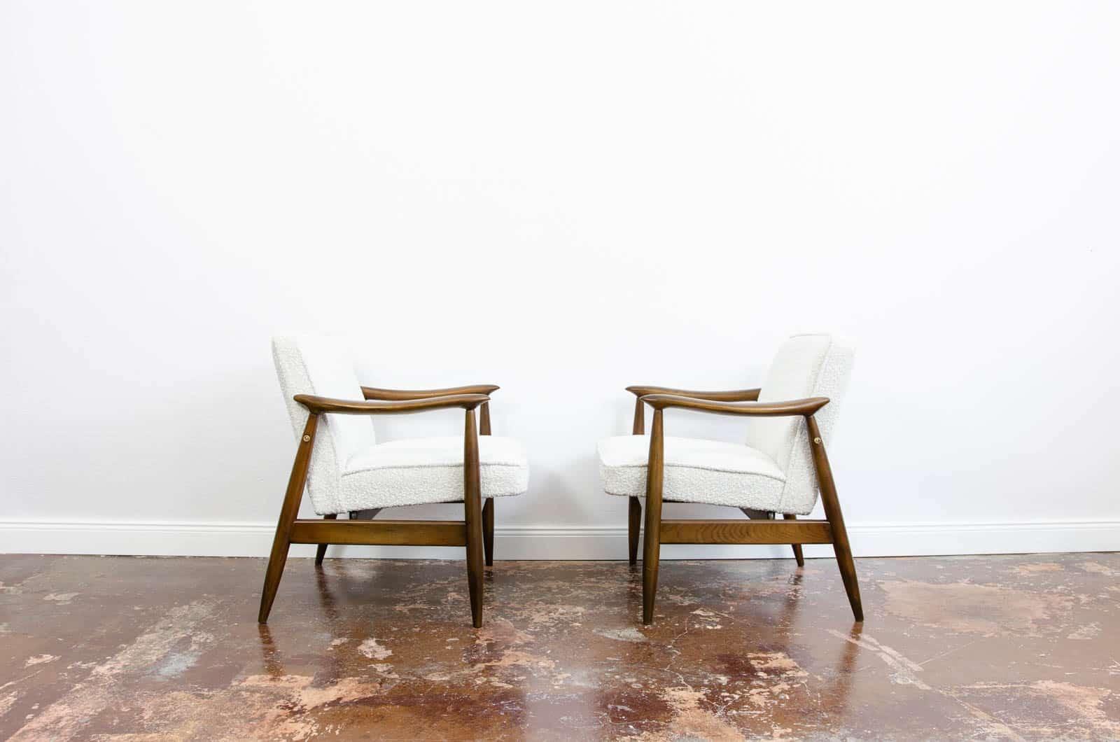 Pair Of “Gfm 87” Armchairs By Juliusz Kędziorek For GFM, Poland, 1960s