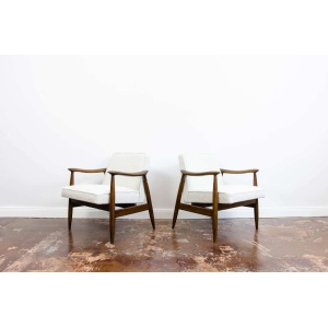 Pair Of “Gfm 87” Armchairs By Juliusz Kędziorek For GFM, Poland, 1960s