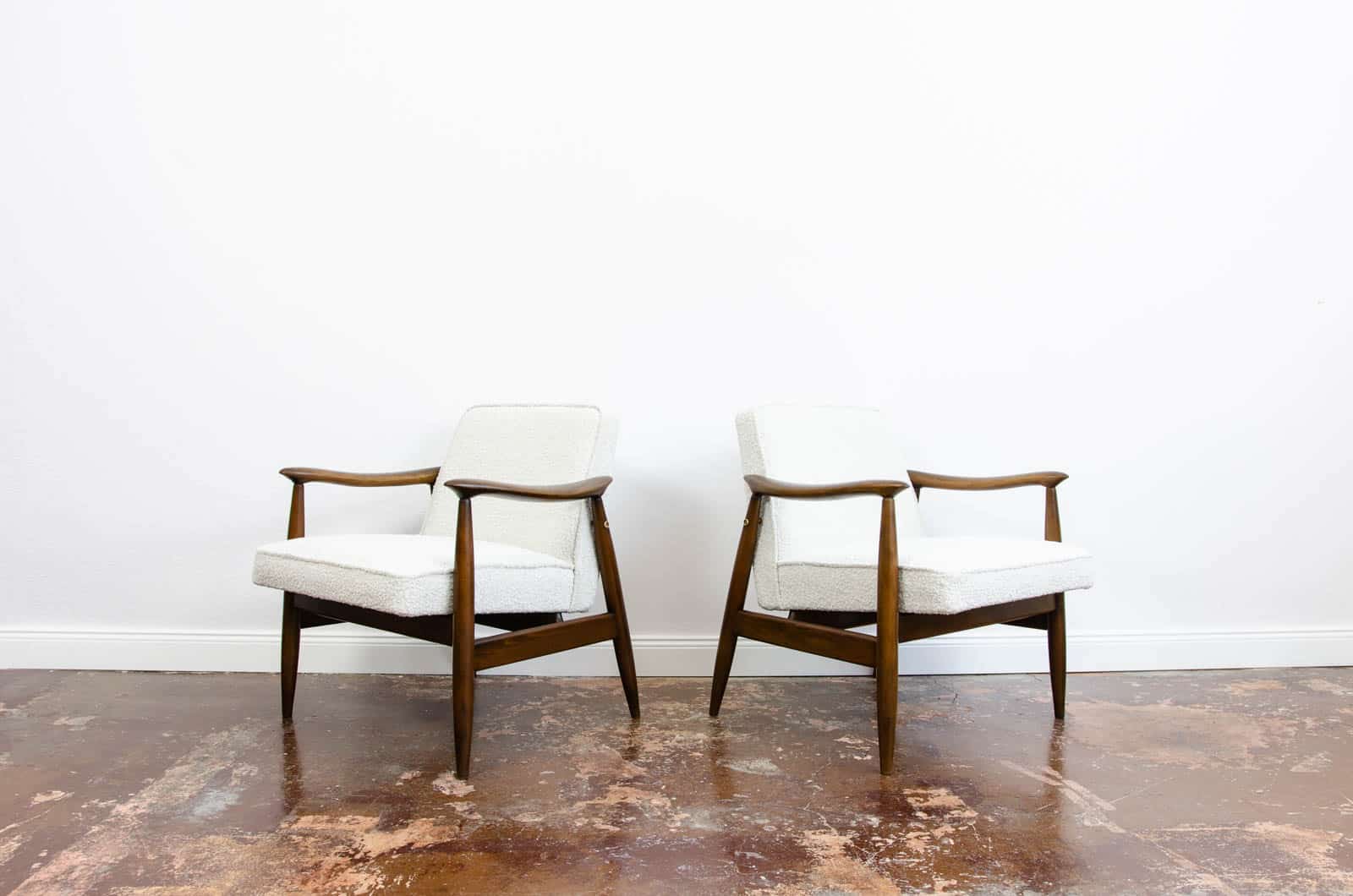 Pair Of “Gfm 87” Armchairs By Juliusz Kędziorek For GFM, Poland, 1960s