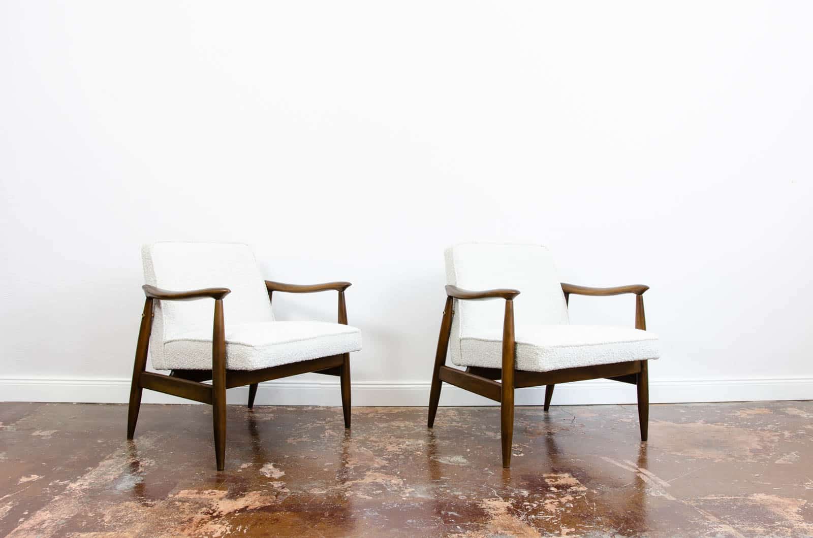 Pair Of “Gfm 87” Armchairs By Juliusz Kędziorek For GFM, Poland, 1960s