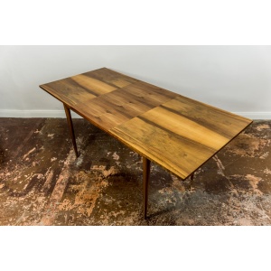 Extendable Dining Table In Walnut, 1960s